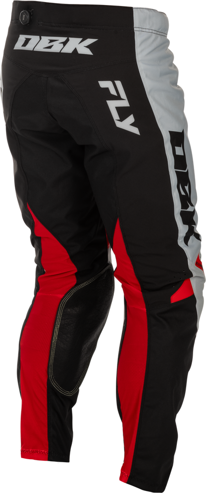 Kinetic Dbk Pants Grey/Black/Red Sz 40