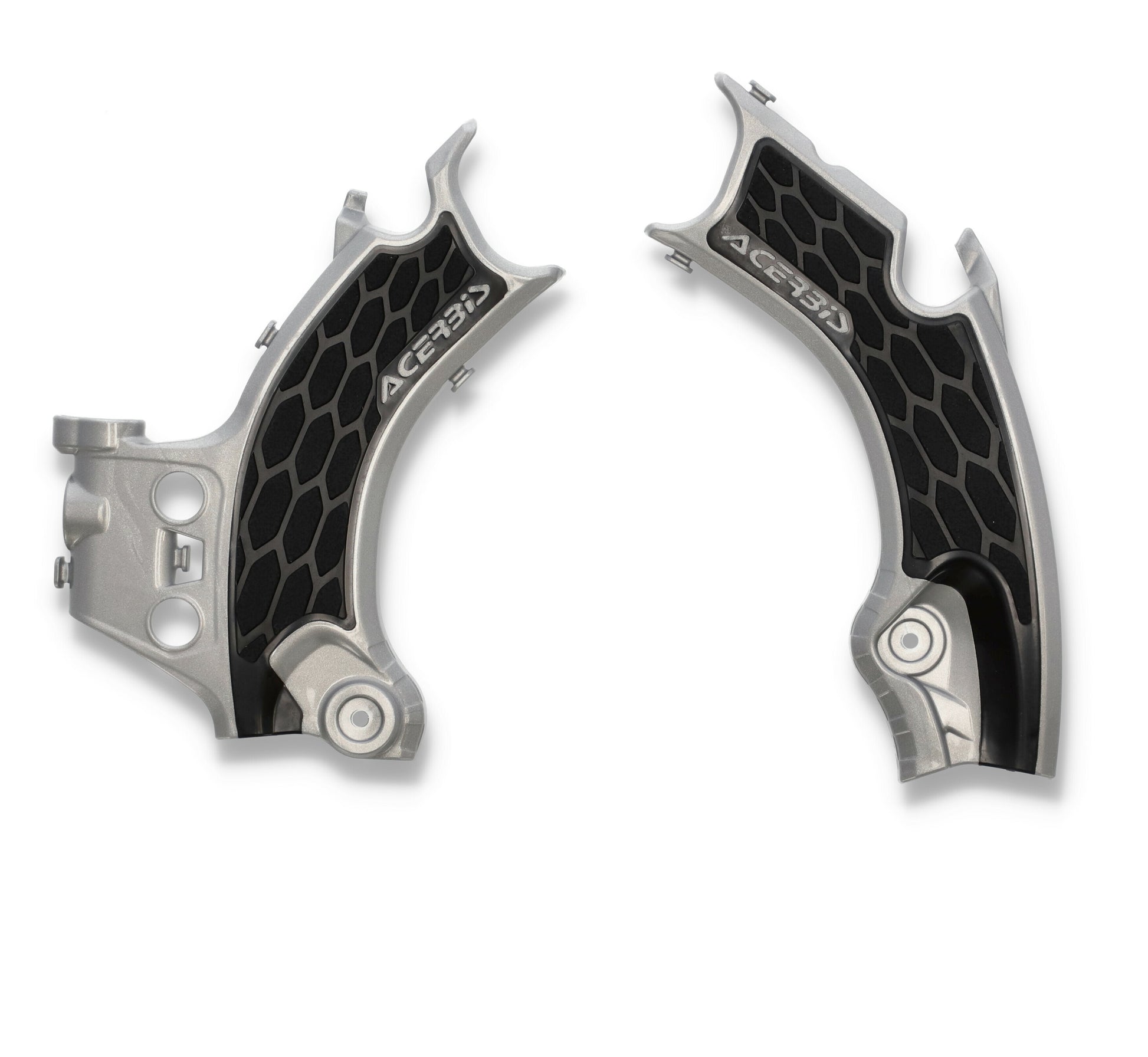 Frame Guards  X Grip Silver/Black