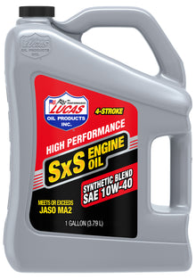 Sxs Semi Synthetic Engine Oil 10w40 1 Gal (4/Case  Sold Ea)