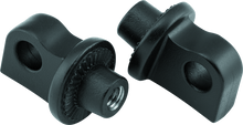 Kuryakyn Splined Peg Adaptors Satin Black