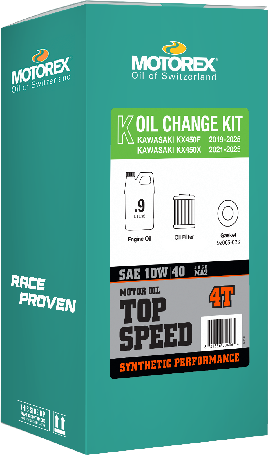 Top Speed Oil Change Kit 0.90l 10w/40 Kaw