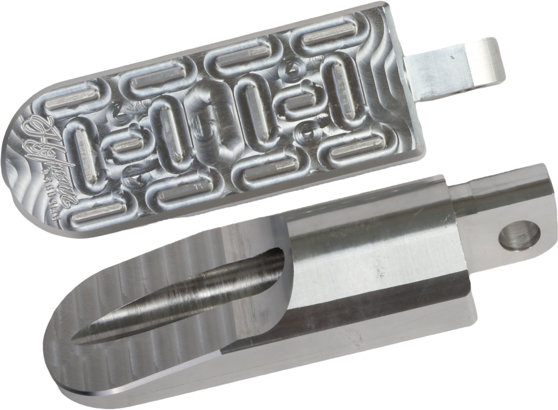 H/D Billet Foot Pegs Raw