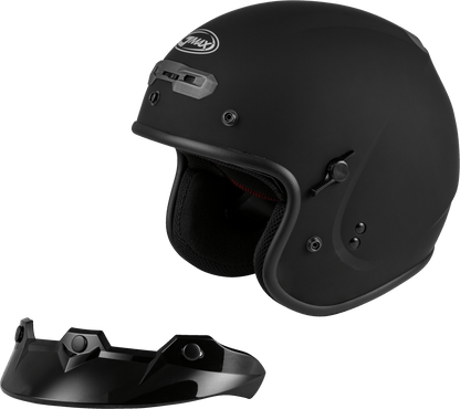 Gm 32 Open Face Helmet Matte Black Xs