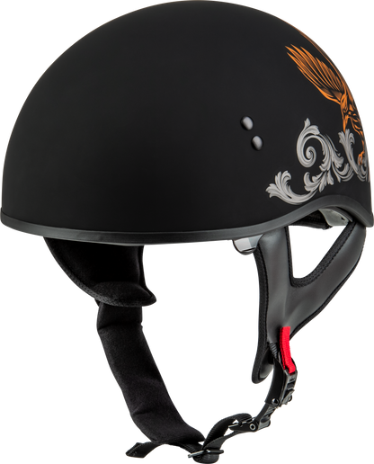 Hh 65 Corvus Helmet Matte Black/Silver/Orange Md