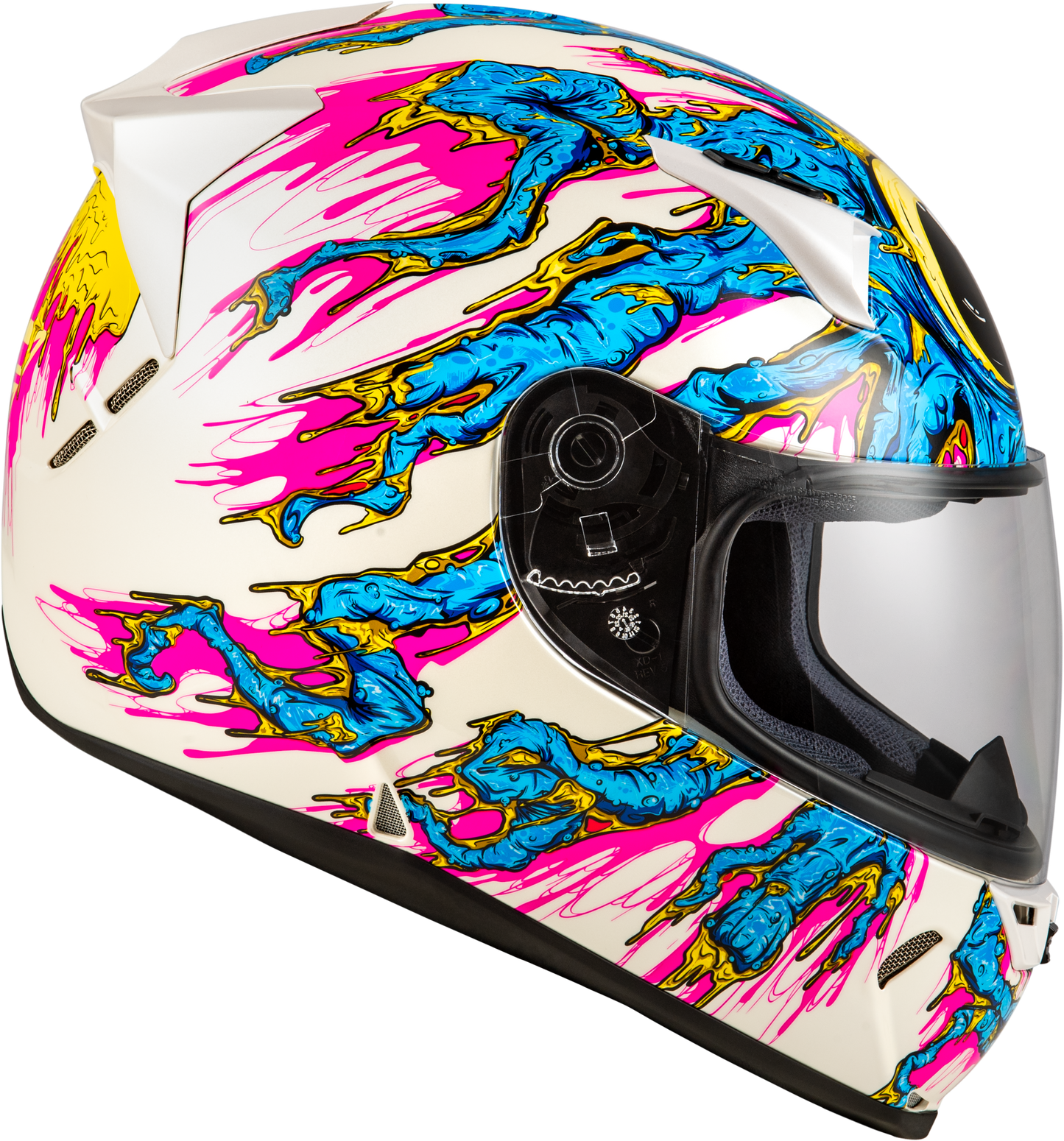 Revolt Space Creep Helmet Light Blue/White/Pink 2x
