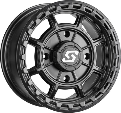 Rift Wheel 15x7 4/156 5+2 (+10mm) Black