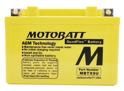 Battery Mbtx9u Sealed Factory Activated