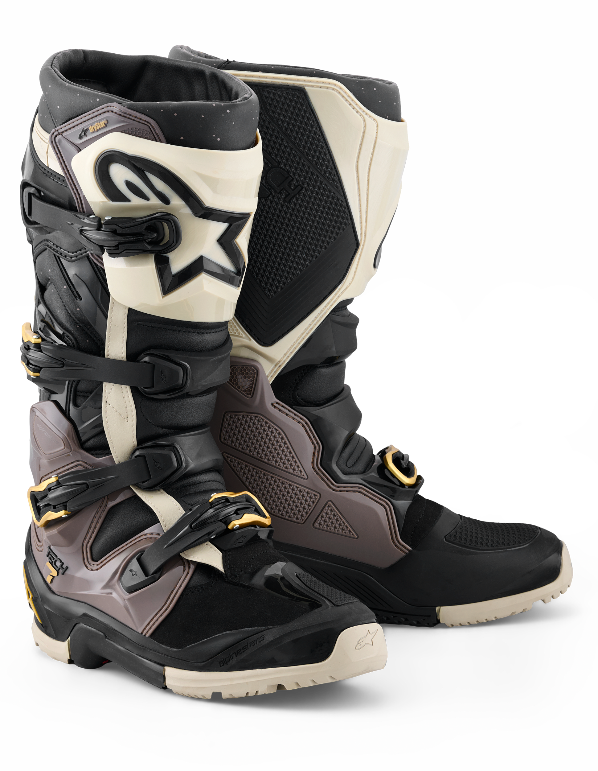 Tech 7 Enduro Drystar Black/Dark Gry/Gold 13