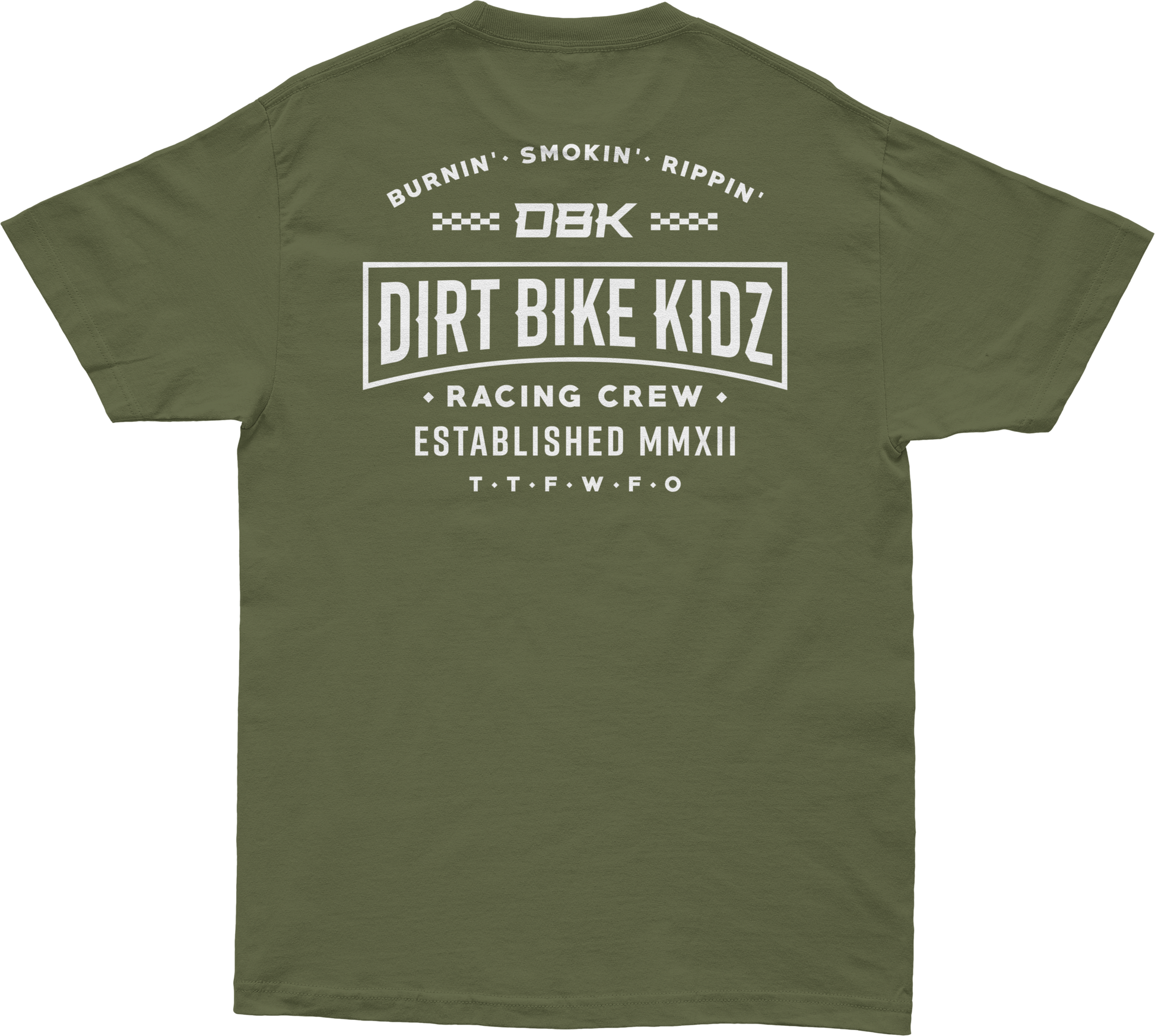 Speed & Style Tee Military Green Lg