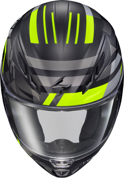 Exo R430 Full Face Helmet Paradox Hi Viz Xl