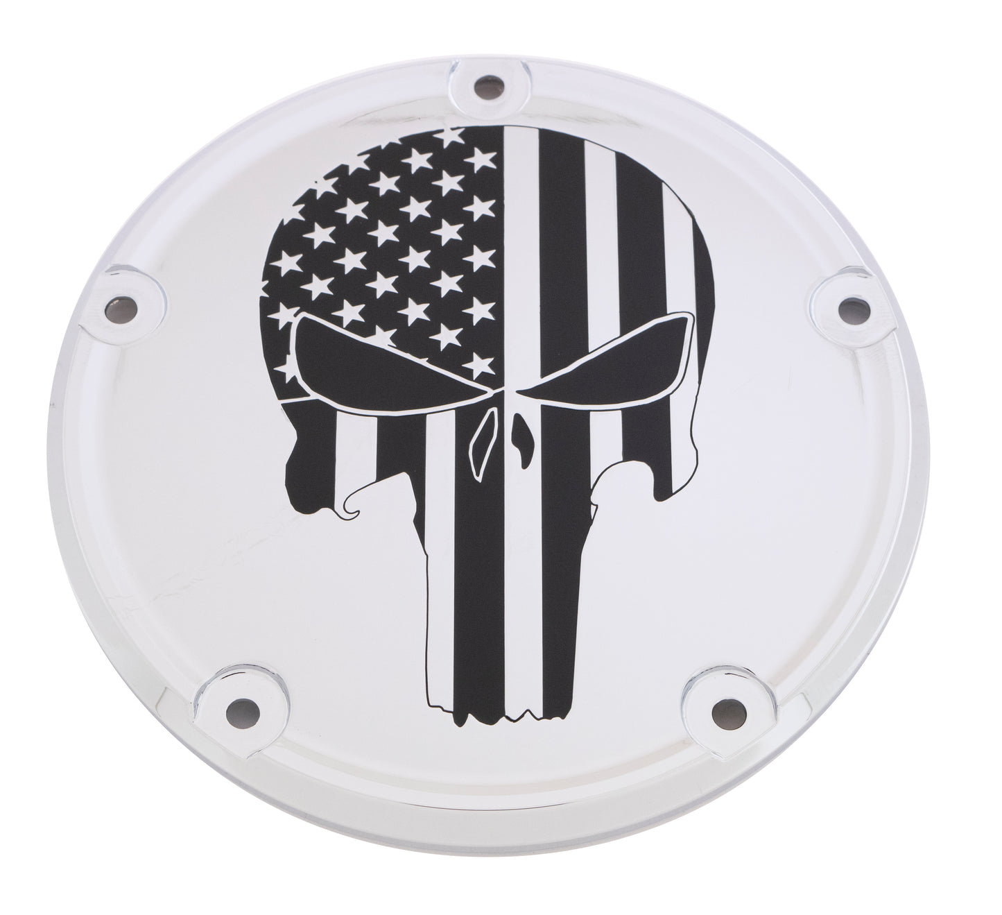 7   Tc Derby Cover Punisher Chrome