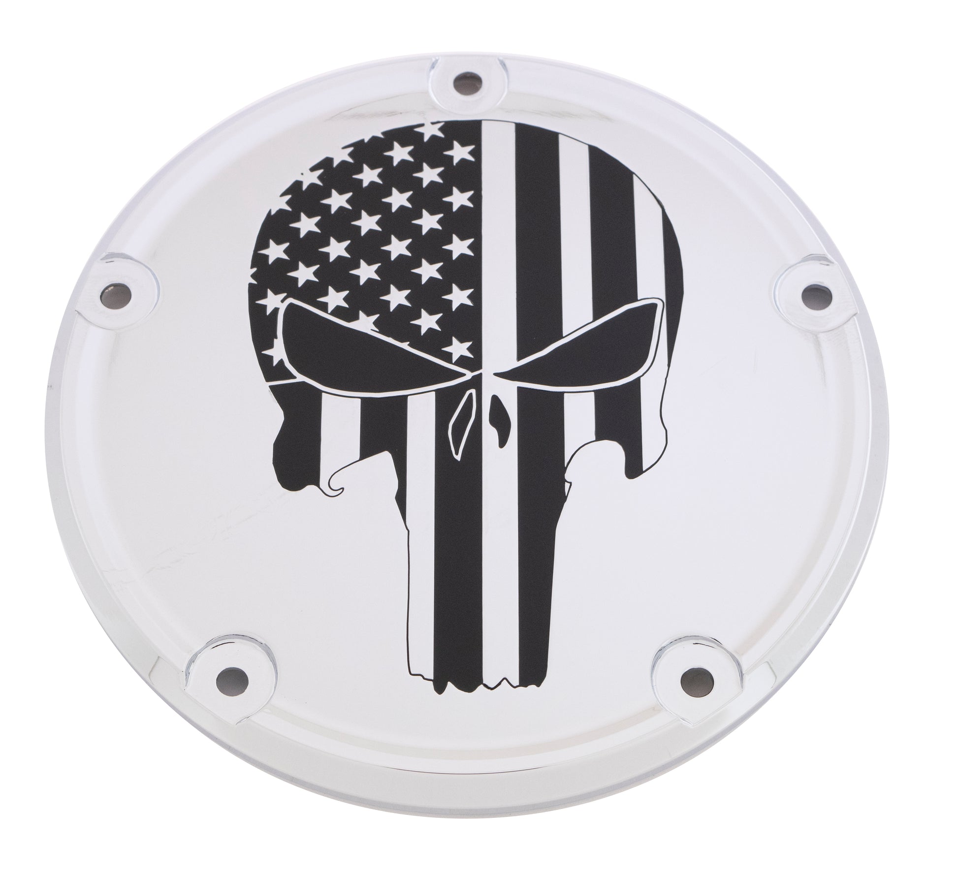 7   Tc Derby Cover Punisher Chrome
