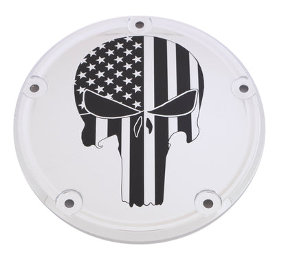 7   Tc Derby Cover Punisher Chrome