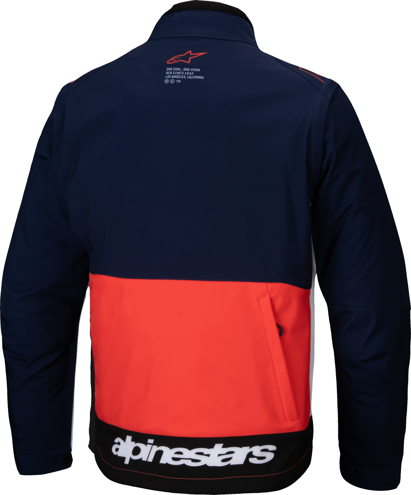 Lite Dura Softshell Jacket Navy/Hot Orange/White 2x