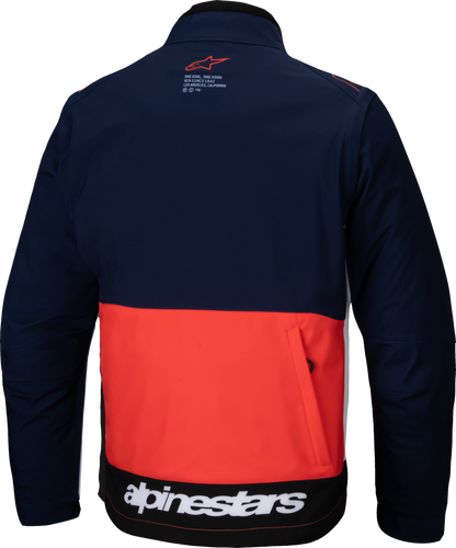 Lite Dura Softshell Jacket Navy/Hot Orange/White 3x