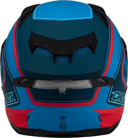Ff 98 Aftershock Helmet Matte Blue/Red Xs
