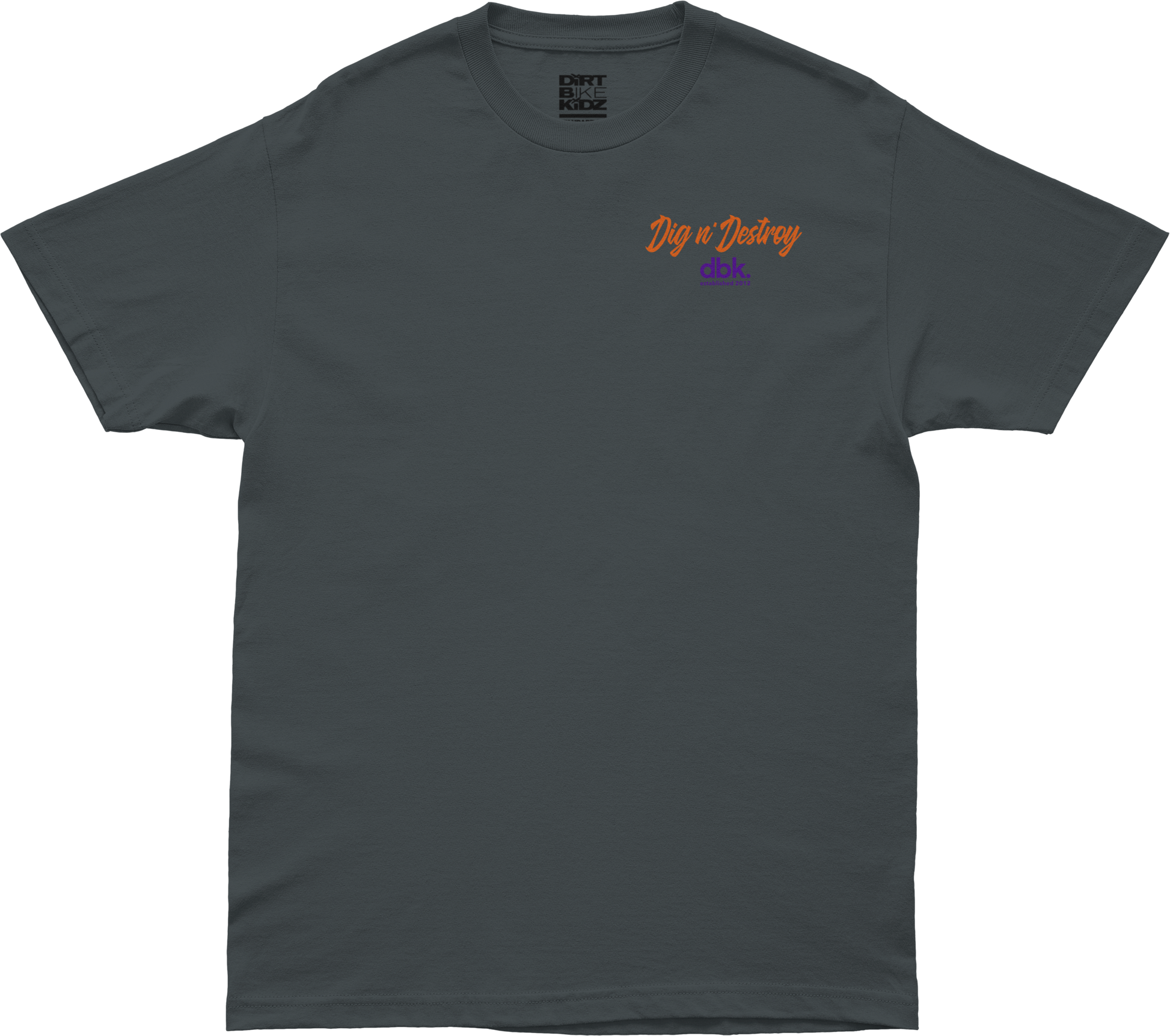 Boneyard Tee Charcoal Sm