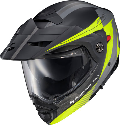 Exo At960 Modular Helmet Topographic 2 Hi Vis/Grey Sm