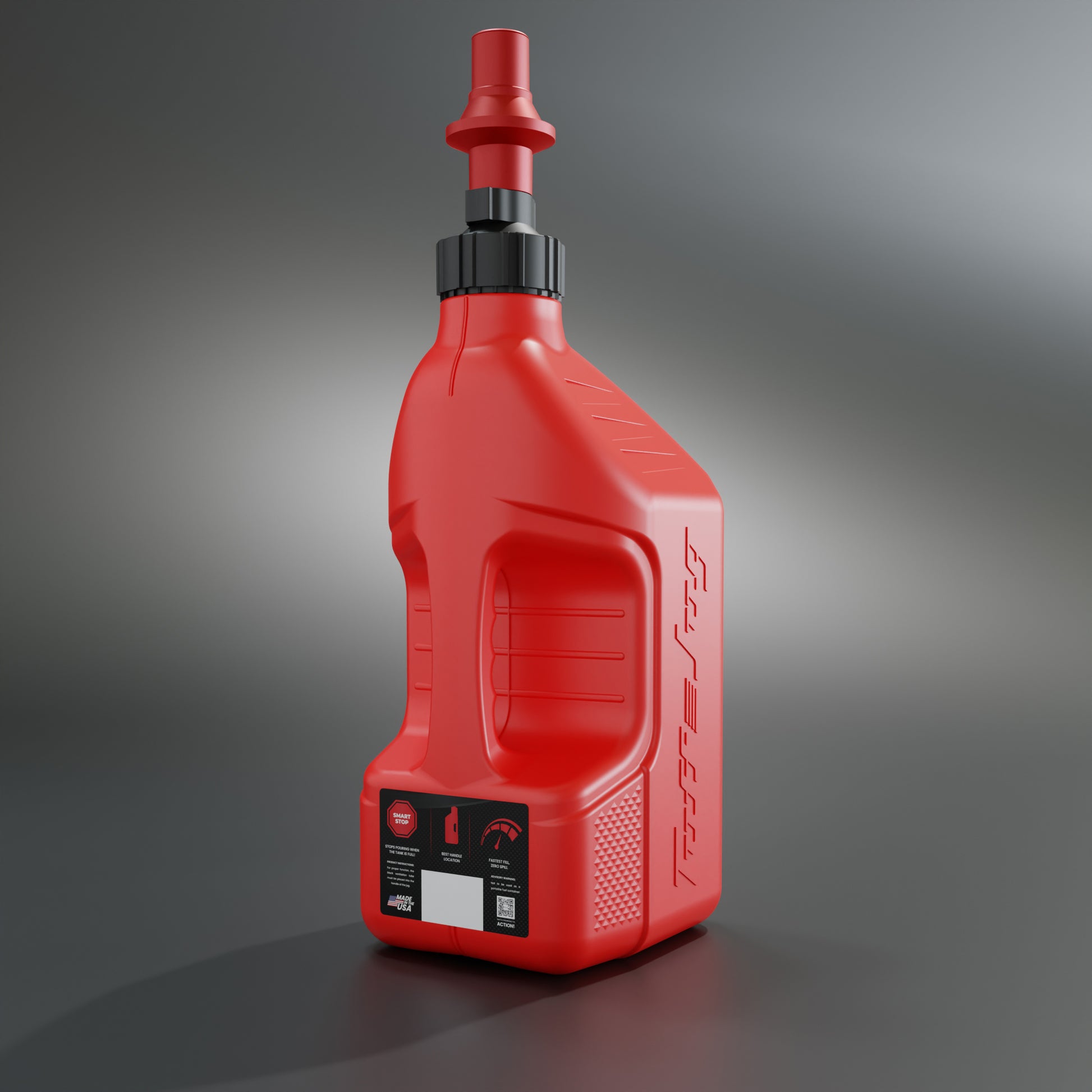 Utility Container Red W/ Red Cap 5 Gal