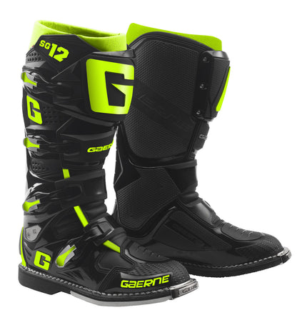 Sg12 Boots Black/Yellow Fluo Sz 13