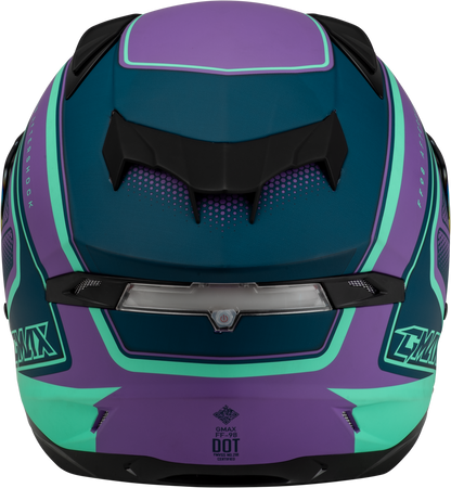 Ff 98 Aftershock Helmet Matte Purple/Blue Xs