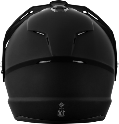 Md 74 Solid Helmets Matte Black Lg