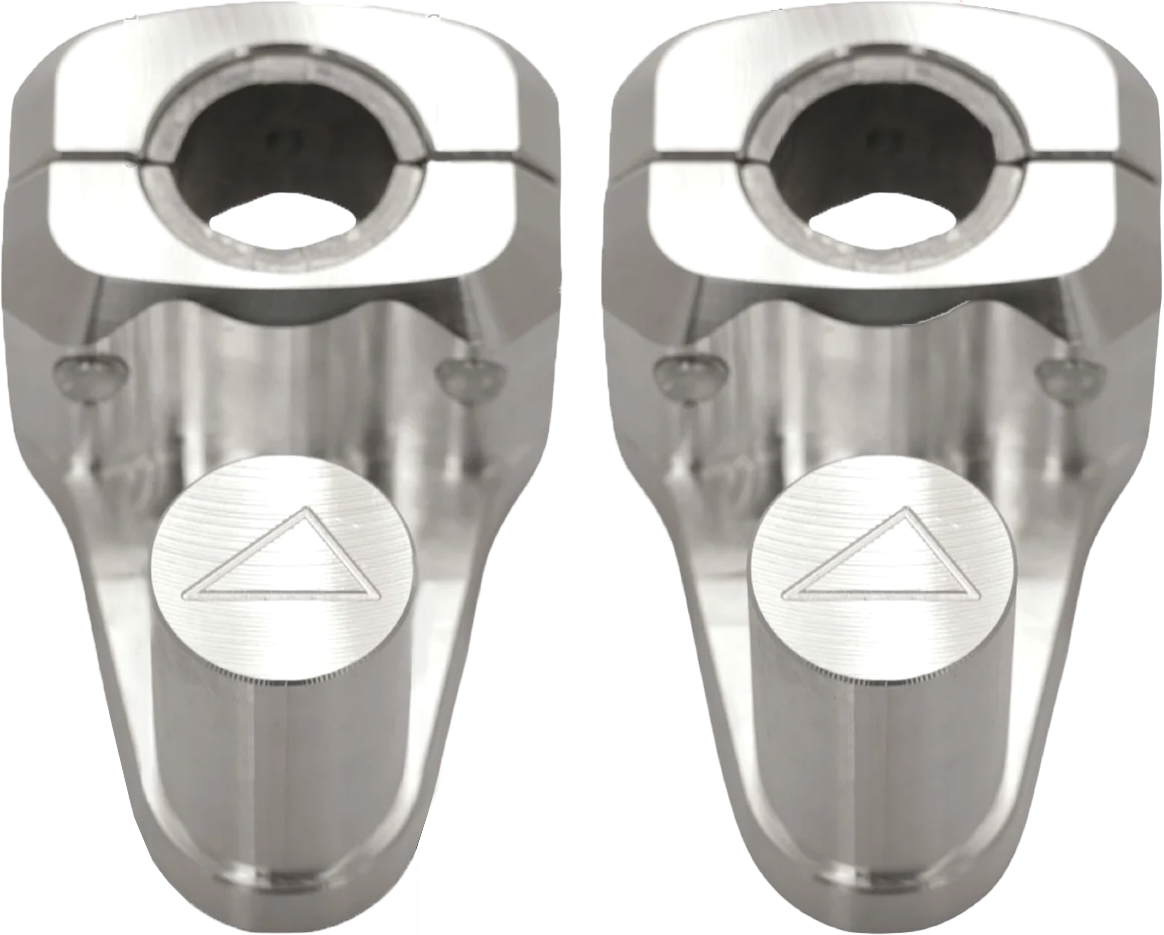 Handlebar Conversion 2" Riser Converts 1" To 7/8" Or 1 1/8"