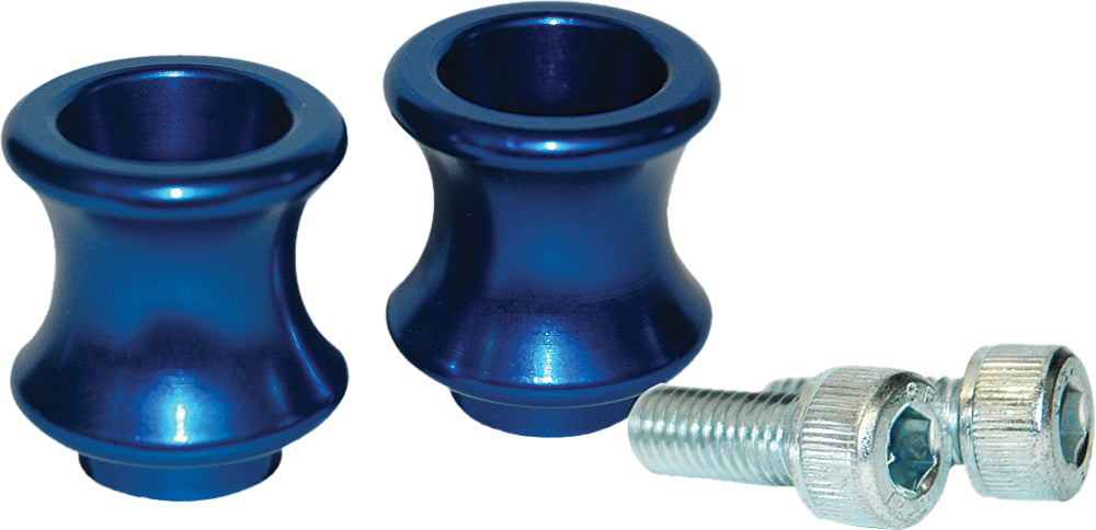 Swingarm Spools 8mm Blu Apr/Duc/Hon/Suz