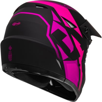 Mx 46 Compound Helmet Matte Black/Pink Xs