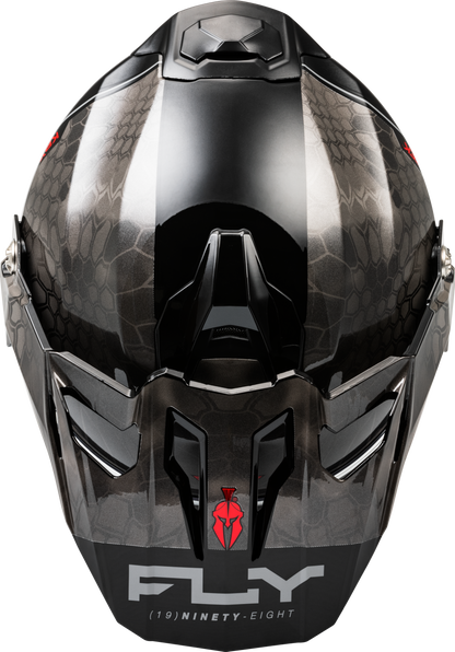 Trekker Cw Conceal Helmet Elec Shld Black/Grey/White 2x
