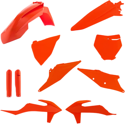 Full Plastic Kit Ktm Orange