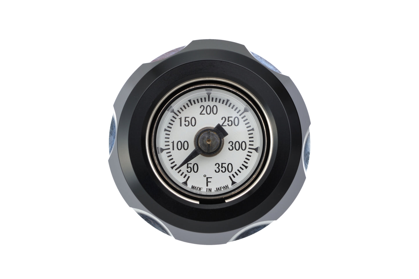 Oil Temp Dip Stick M8 Black And Machined