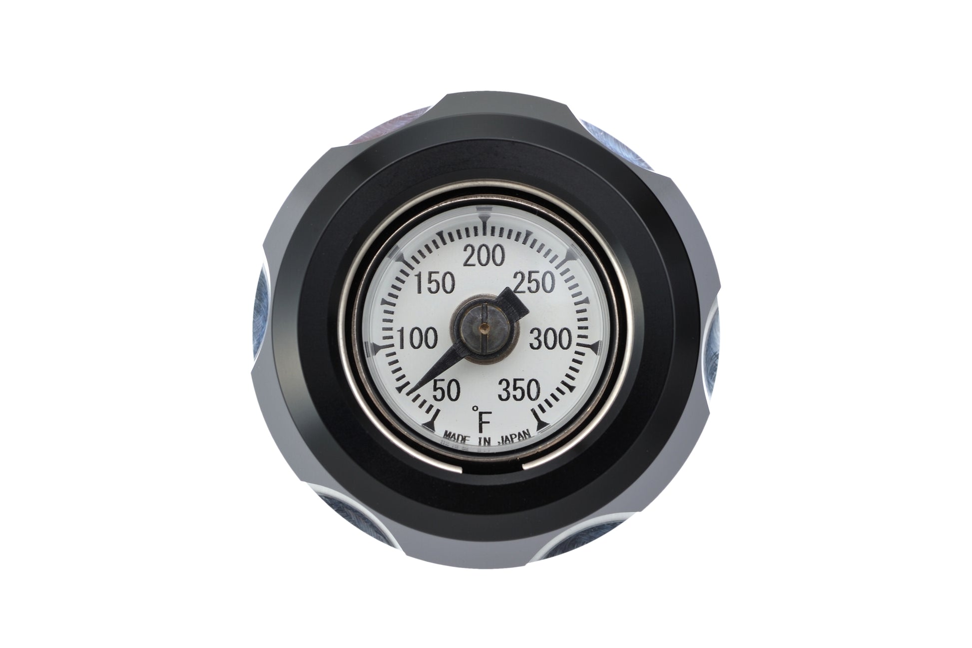 Oil Temp Dip Stick M8 Black And Machined