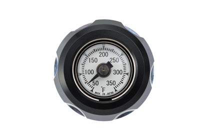 Oil Temp Dip Stick M8 Black And Machined