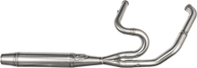 2in1 Twin Cam Flt Mid Length Cannon Brushed Ss