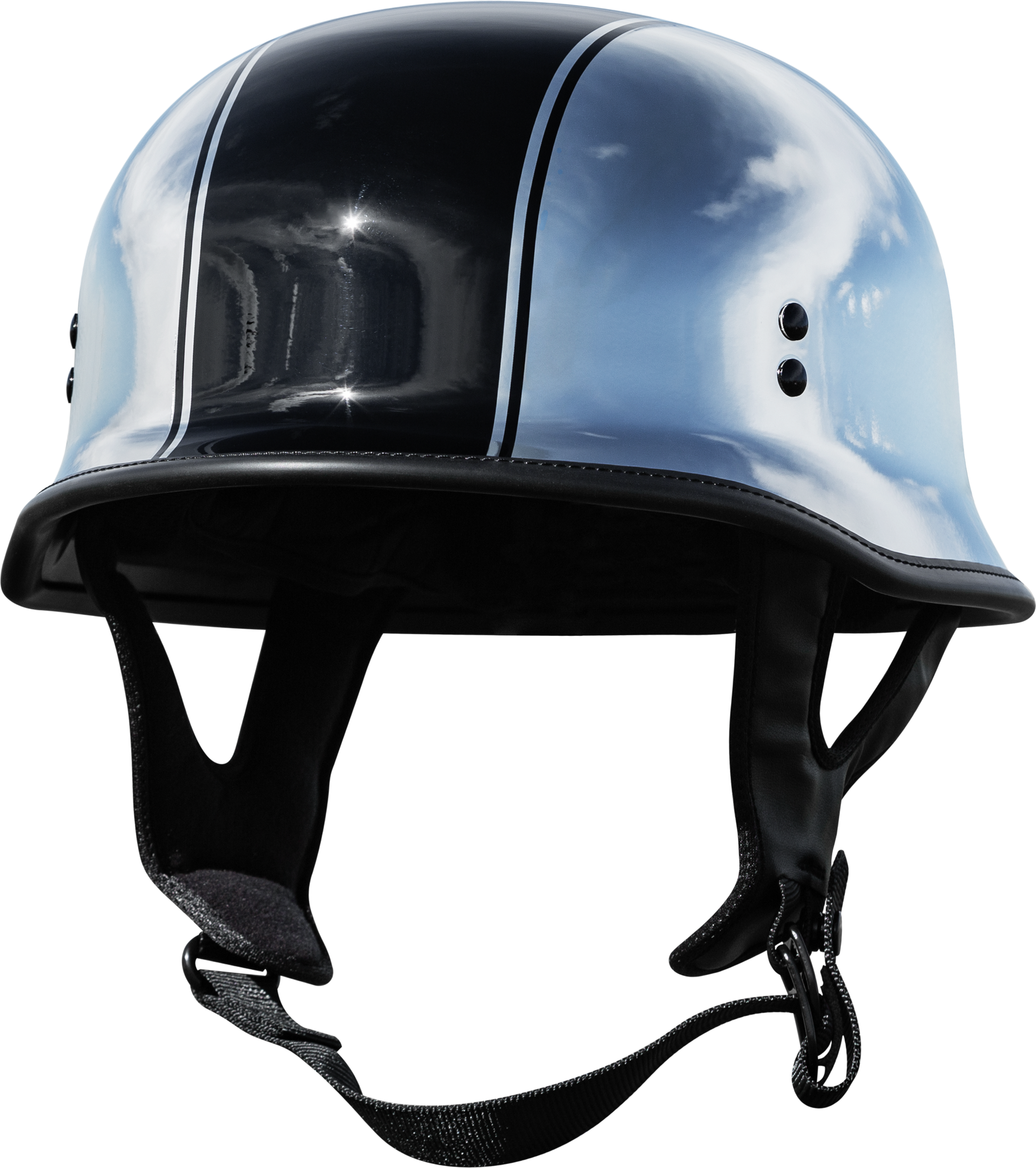 9mm German Beanie Helmet Chrome 4x