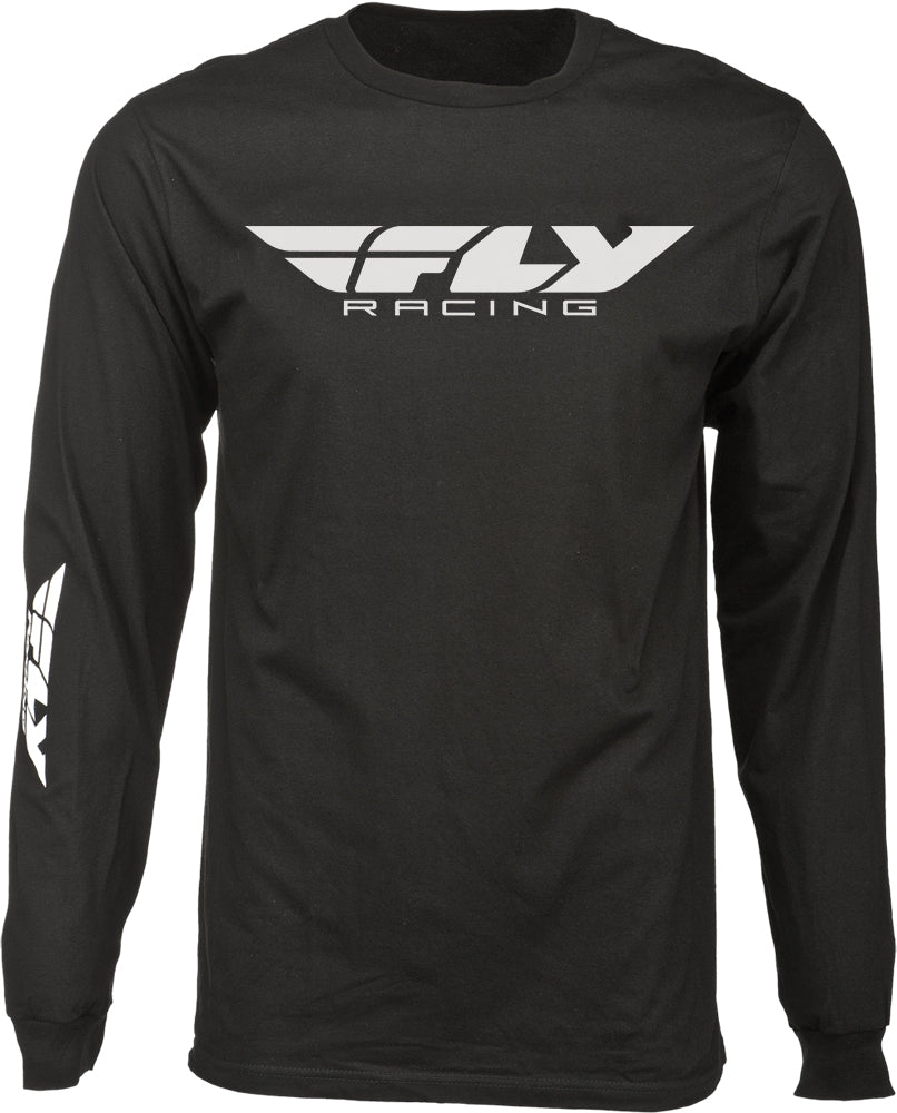 Fly Corporate Long Sleeve Tee Black Lg