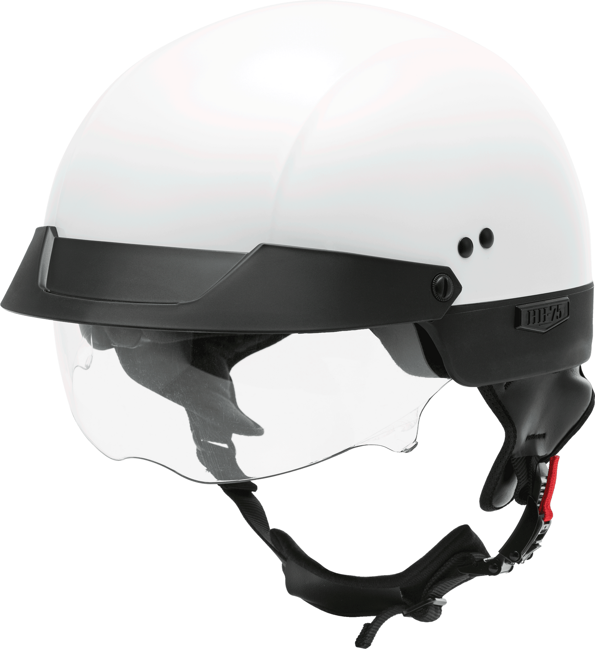 Hh 75 Half Helmet White Xs
