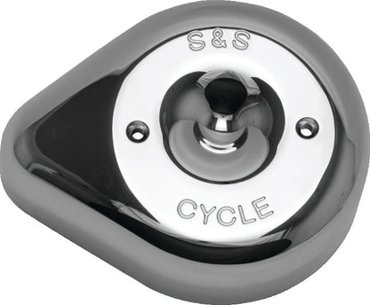 S&S Cycle Stealth Applications Teardrop Air Cleaner Cover - Chrome