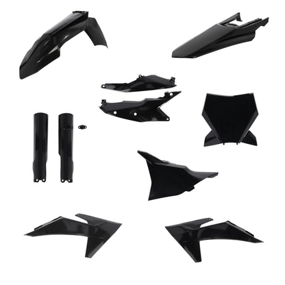 Full Plastic Kit Ktm Black