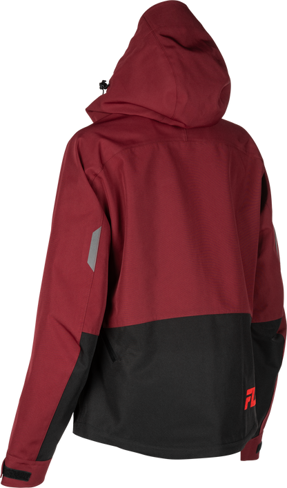 Women's Carbon Jacket Merlot/Red 2x