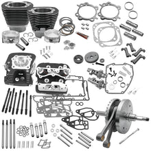 S&S Cycle 2007 BT w/ Balancer 124in Hot Set Up Kit - Wrinkle Black