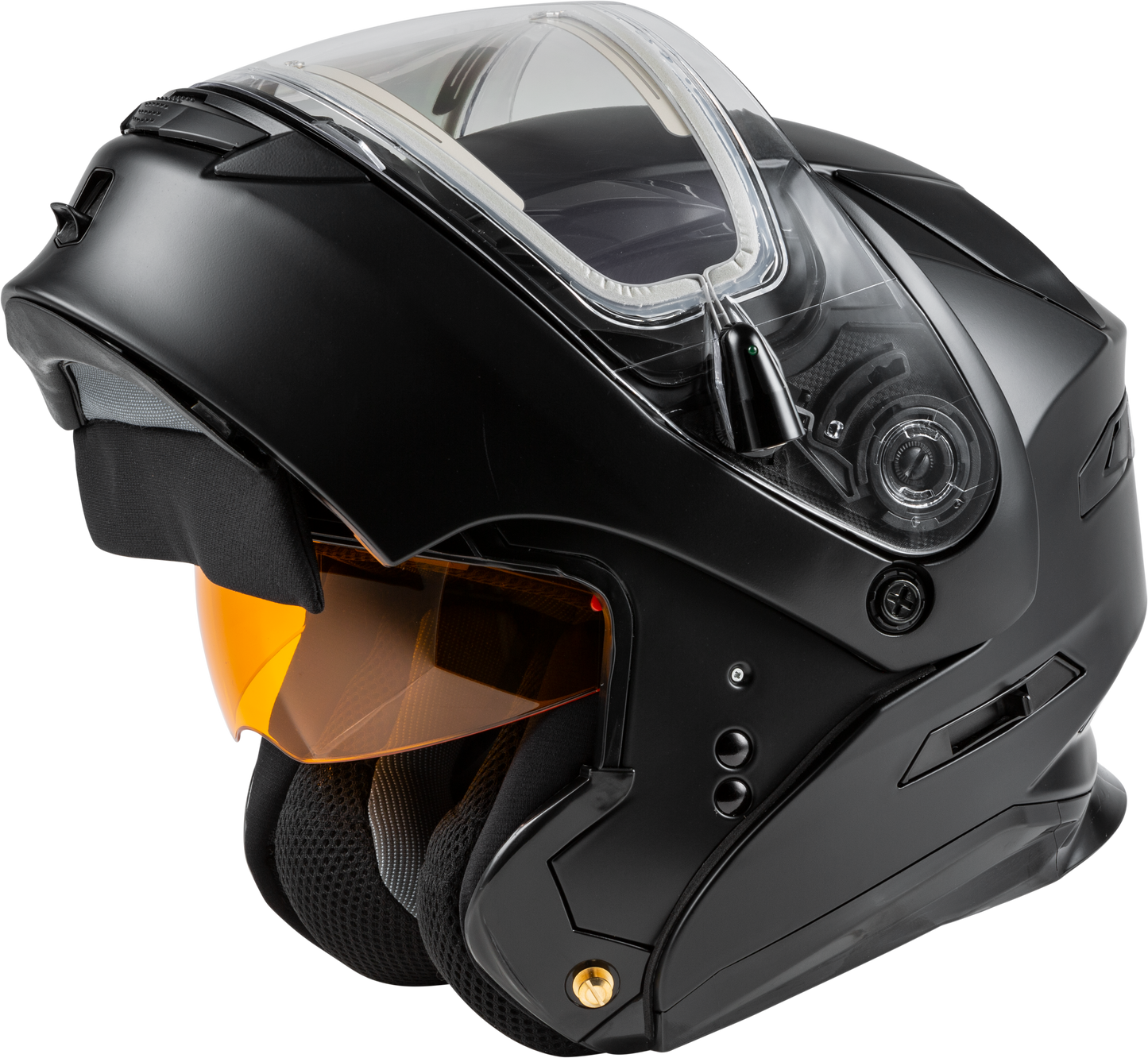 Md 01s Modular Snow Helmet W/Electric Shield Matte Blk Xs