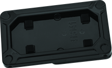 Kuryakyn Nova Side Mount License Plate Frame Gloss Black