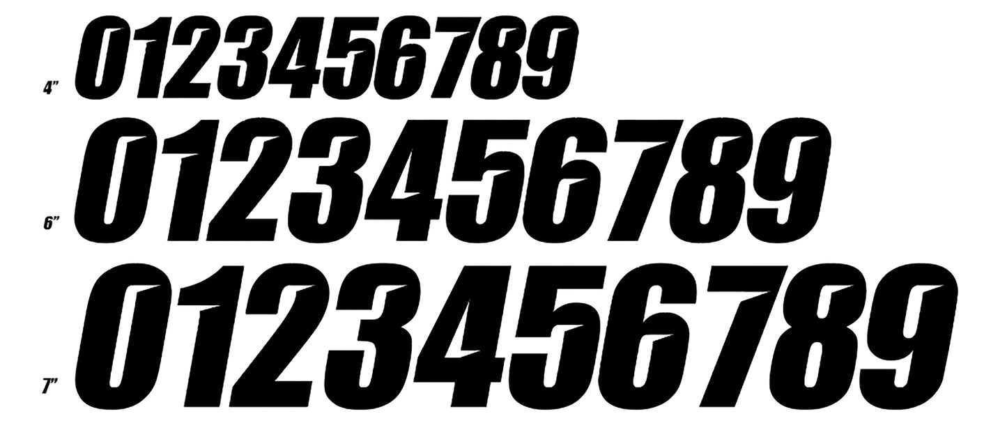 #3 Black 6 Slash Series 3/Pk