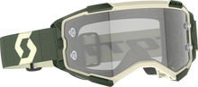 Fury Ls Goggle Kaki Green Ls Grey Works