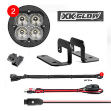 20w Round Rgb Pod Lights Flood Beam Pr