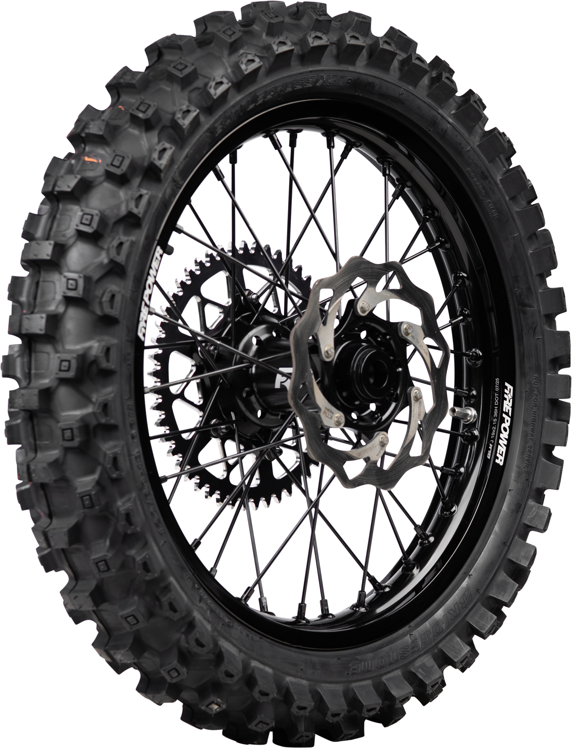 Rear Wheel 2.15 X 18" Black Ktm/Gas/Hus