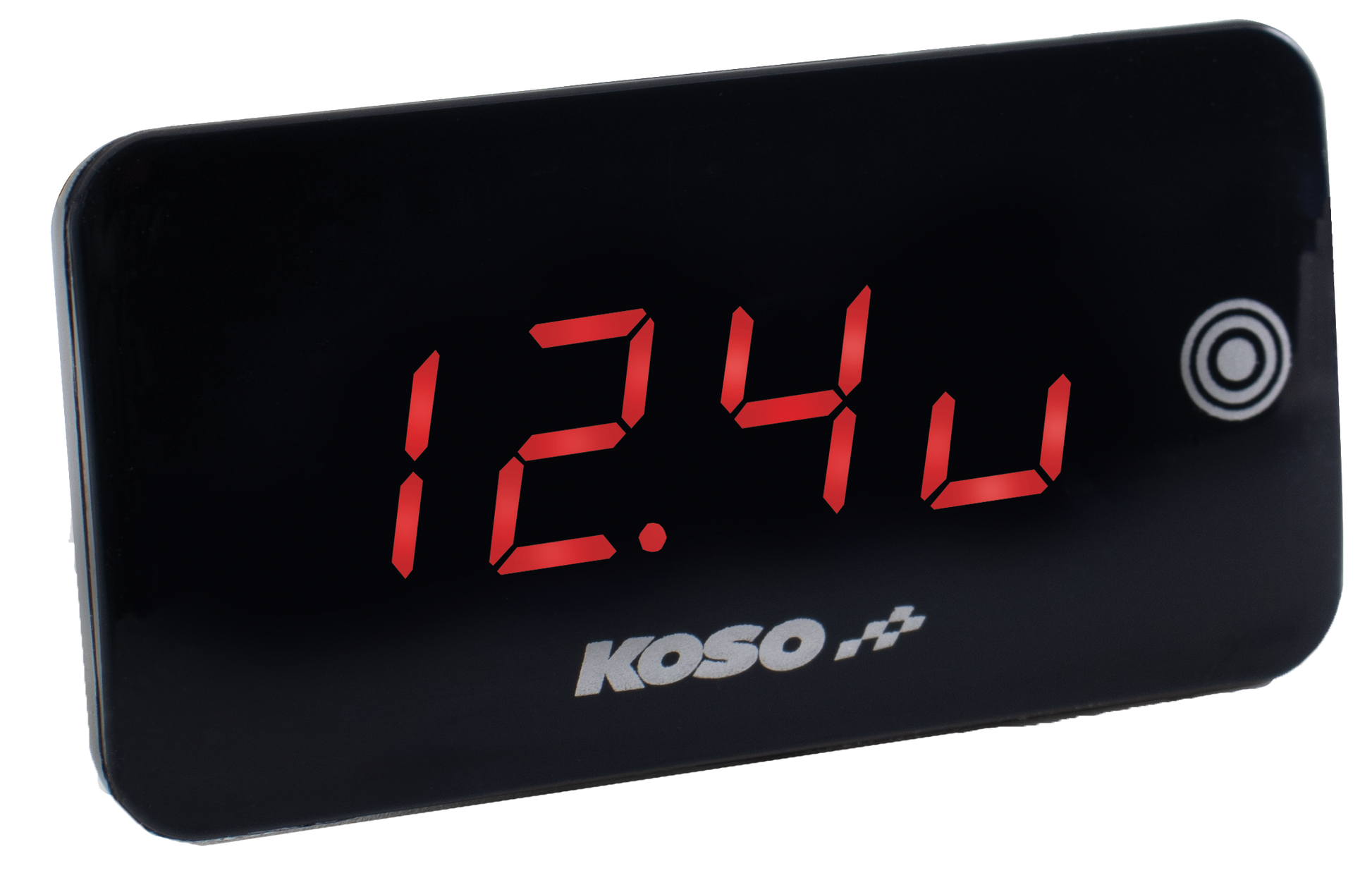 Super Slim Touch Screen Volt & Temp Gauge Red Display