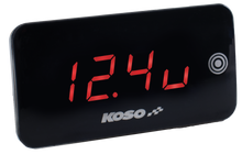 Super Slim Touch Screen Volt & Temp Gauge Red Display